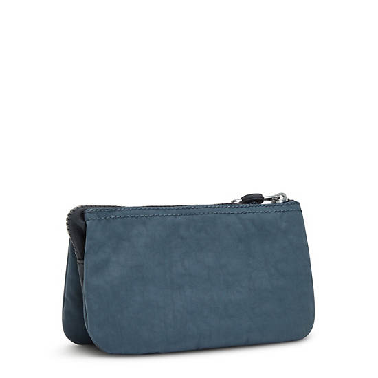 Sacs Kipling Creativity Large Pouch Bleu Marine Grise | FR 1127GS